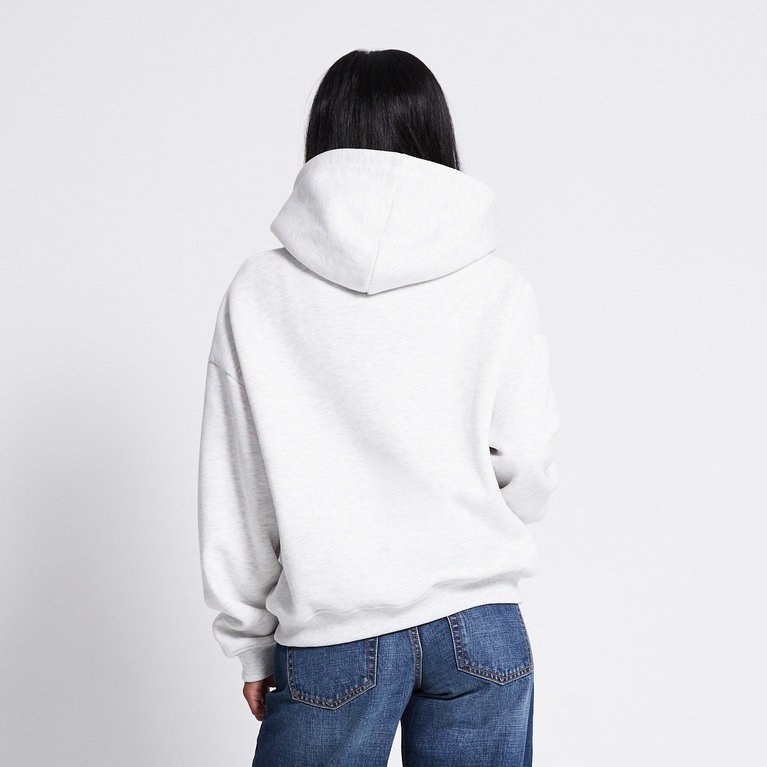 Heavy hoodie "Hilma" Grey Melange